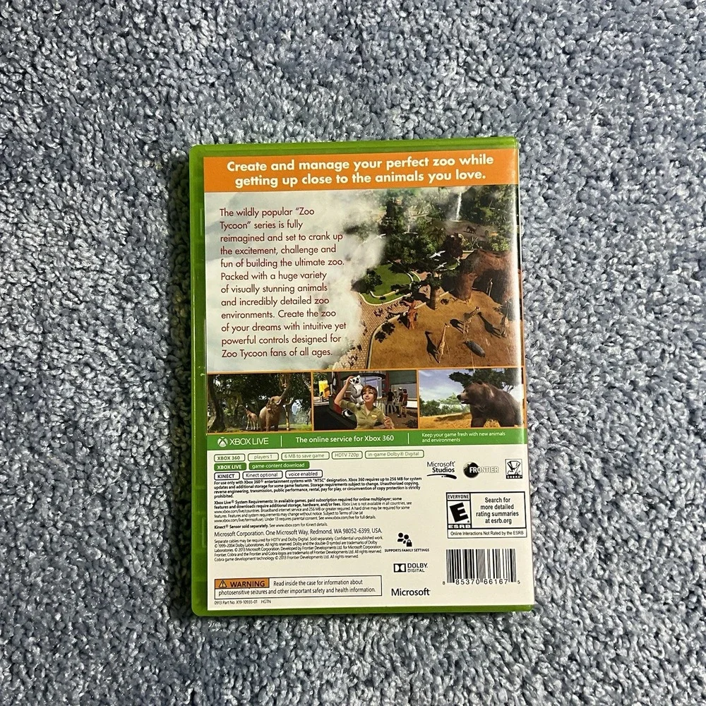 Zoo Tycoon (Microsoft Xbox 360, 2013)
